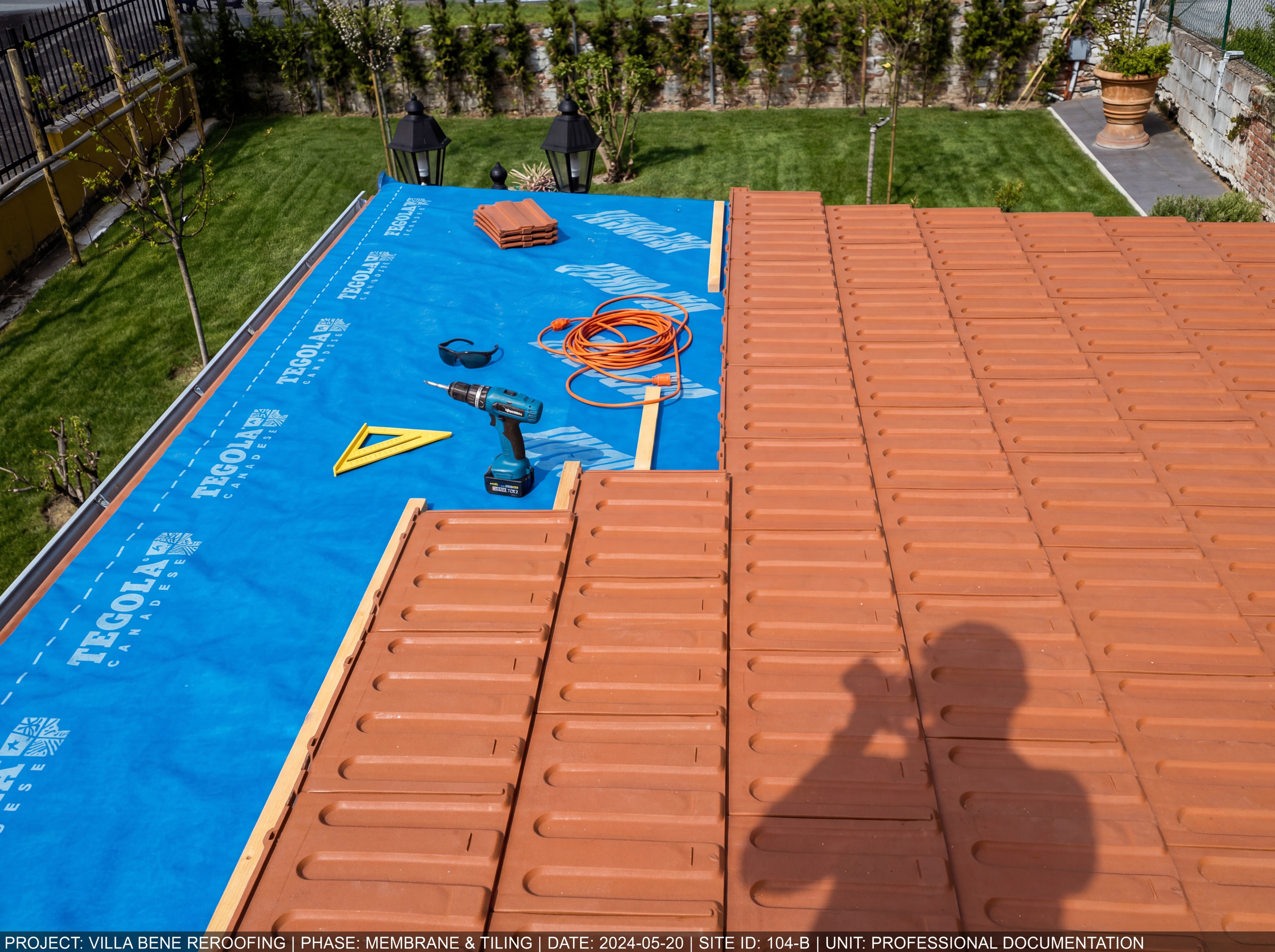 Montaggio struttura e archi